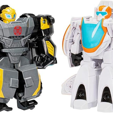 Transformers Toys Space Blast 2-Pack, Bumblebee and Autobot Blades 4.5-Inch Action Figures, Preschool Robot Toys for Kids Ages 3 and Up (Amazon Exclusive)