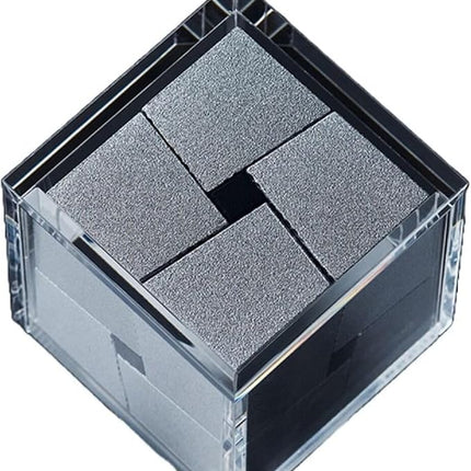 Craighill Jack Box Puzzle - Brain Teaser Puzzle for Adults, 3D Brain Game, Mind-Bending & Satisfying, Aesthetic Home & Office Decor - Aluminum & Acrylic