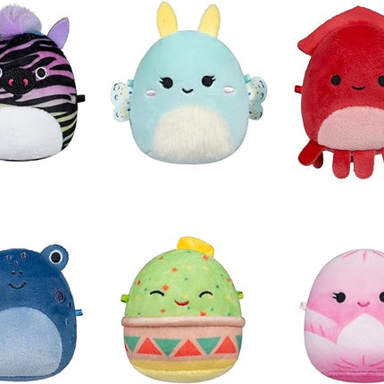 Squishmallows Original Micromallows Plush 6-Pack (Altman, Connie, Gideon, Safiyah, Elin, Agnolo)