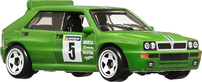 Hot Wheels Car Culture Premium 6-Pack, Set of 6 Die-Cast 1:64 Scale Euro Style Vehicles with Elevated Deco (Styles May Vary)