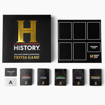 HISTORY Channel Trivia Game - 2000+ Fun General Knowledge Questions for Adults, Family and Teens in The Pursuit of Trivial Knowledge - Perfect Super Trivia for Board & Card Games Night with your Group