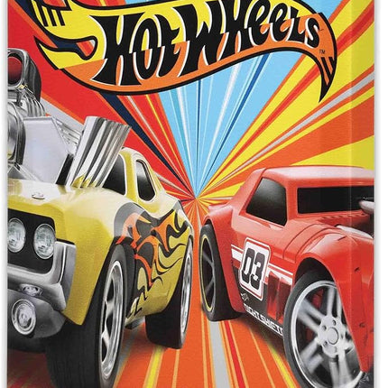 Mattel Hot Wheels Color Burst Gallery Wrapped Canvas Wall Decor - Fun Hot Wheels Picture for Kids' Bedroom or Play Room