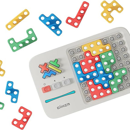 GiiKER Super Blocks STEM Toys – Pattern Matching Puzzle Game with 1000+ Challenges, Brain Teaser Toy for Kids & Teens, Travel Game & Birthday Gift for Boys and Girls