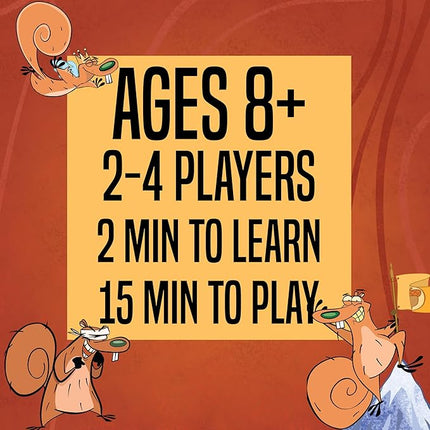 da Vinci's Room Squirrel Smackdown - The Fast Paced Family Card Game for 2-4 Players | Fun Card Games for Teens, Kids 8-12, or Adults (Original Edition)