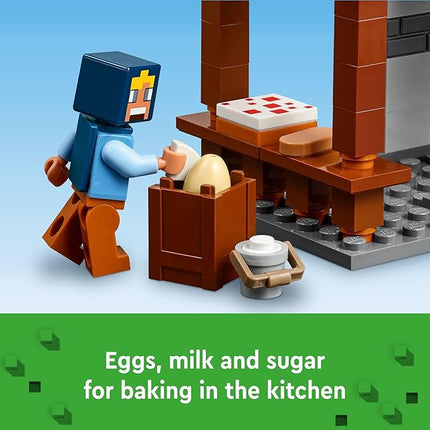 LEGO Minecraft The Windmill Farm Building Toys - Minecraft Toys for Kids, Boys & Girls, Ages 8+ - 3 Minifigures Included - Birthday Gift for Fans of Videogame - 21262