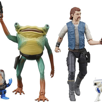 STAR WARS The Black Series Cal Kestis, BD-1, Turgle & Skoova Stev, Jedi: Survivor Gaming Greats Collectible 6 Inch Action Figure Multipack (Amazon Exclusive)