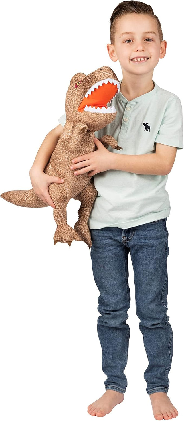 Jurassic World Dominion Rexy T-Rex Bedding Super Soft Plush Cuddle Pillow Buddy, One Size, By Franco Kids