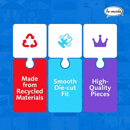 Re-marks Rainy Day Collage Puzzle, 1000-Piece Puzzle for All Ages