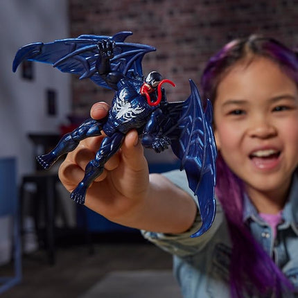 Spider-Man Marvel VenomVersus Epic World of Action Deluxe Venom Figure with Accessories, 4-Inch Super Hero Toys for Kids Ages 4+