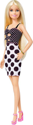 Barbie Fashionistas Doll with Long Blonde Hair - Polka Dot Outfit