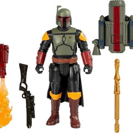 STAR WARS Epic Hero Series Boba Fett 4-Inch Deluxe Action Figure & 4 Accessories, Toys for 4 Year Old Boys and Girls & Up