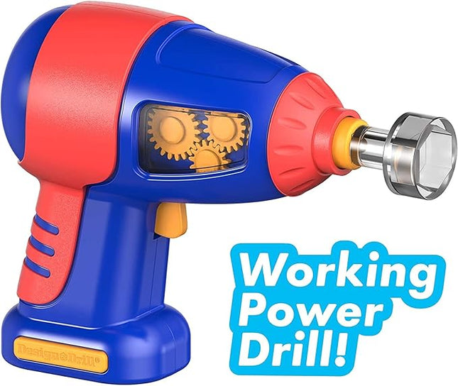 Educational Insights Design & Drill Bolt Buddies Police Motorcycle - Construction Toys & Toddler Tools, Kids Tool Set with Real Electric Drill Toy, Take Apart STEM Set, Building Kits for Ages 3+