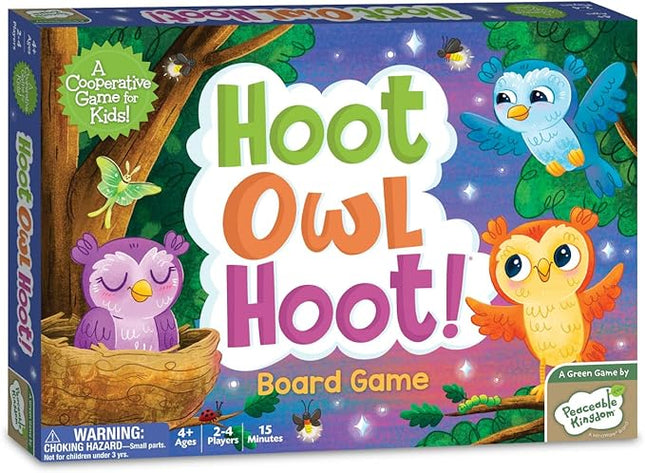 Peaceable Kingdom Hoot Owl Hoot - Cooperative Matching Game For Kids