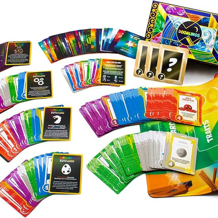 Doomlings - A Delightful Card Game for The End of The World - Best New Strategy Card Game for Kids, Adults & Teens | 2-6 Players | Perfect for Families and Travel | Easy to Learn (Deluxe Edition)