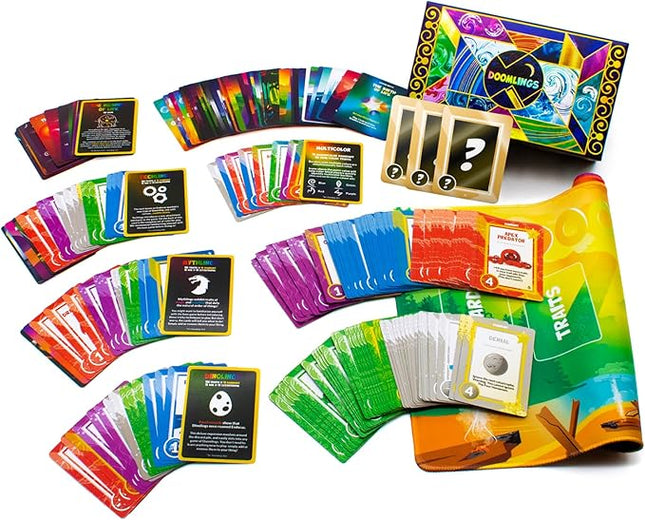 Doomlings - A Delightful Card Game for The End of The World - Best New Strategy Card Game for Kids, Adults & Teens | 2-6 Players | Perfect for Families and Travel | Easy to Learn (Deluxe Edition)