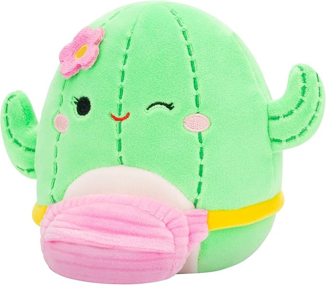 Squishmallows Original 5-Inch Maritza Green Cactus with Pink Fanny Pack - Official Jazwares Plush (Little)