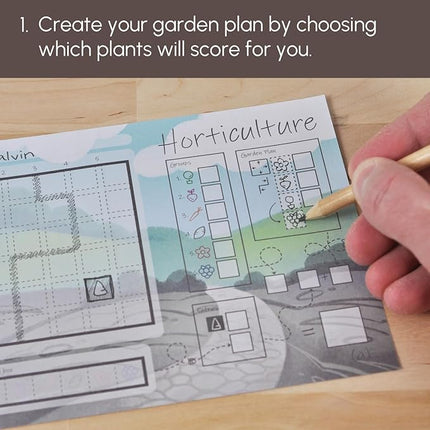 Horticulture | Strategic flip and Write Game for Families
