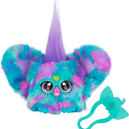Furby Furblets Mer-May Mini Friend, 45+ Sounds, Ocean Music, Speaks Only Furbish, Electronic Plush Toys for Girls & Boys, Interactive Pets, Multicolor, 6+