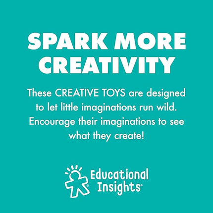 Educational Insights Playfoam Go! - Sensory Toys & Squishy Fidget Toys for Kids, Squishy Foam Blocks, Non Sticky Dough Travel Set, Sensory Bin Filler & Classroom Tools, Gifts for Ages 3+