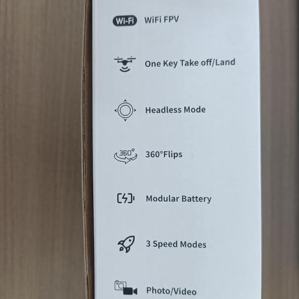 LE-IDEA Foldable Drone with Camera 1080P for Adults, IDEA12 Drones with Altitude Hold, Headless Mode, Optical Flow Positioning, Trajectory Flight, 3 Speed Modes, RC Quadcopter for Beginners (Blue)