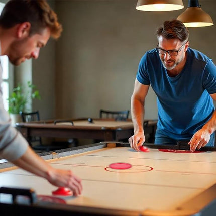 2.5 Inch Hockey Pucks, 8 Pcs Air Hockey Pucks Set Durable Puck for Air Hockeys Table Compatible with Standard Pushers and Goals Hockeys Replacement Puck Parts Set Game Tables Accessories