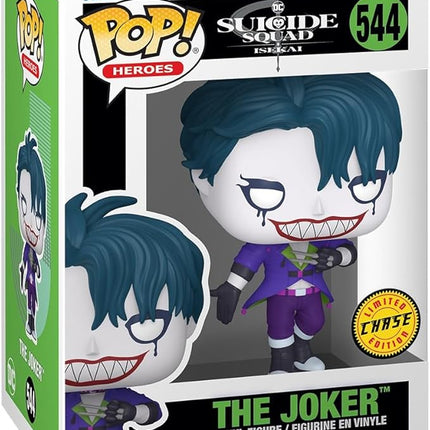 Funko Pop Animation: DC Suicide Squad Isakai - The Joker, 1/6 Odds for Rare Chase Variant - (Styles May Vary) - Suicide Squad Isekai - Collectable Vinyl Figure - Gift Idea - Official Merchandise