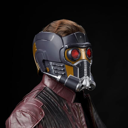 Marvel Legends Series Star-Lord Premium Electronic Roleplay Helmet with Light and Sound FX, Guardians of the Galaxy Adult Roleplay Gear