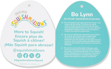 Squishmallows Original 12-Inch Bo Lynn Teal Spotted Mushroom - Official Jazwares Plush (Medium-Sized)