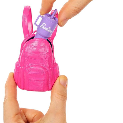 Barbie Malibu Doll Outdoor Adventures and Accessories with Adventure Outfit and Over 10 Camping Themed Accessories, Including A Puppy, JJV59