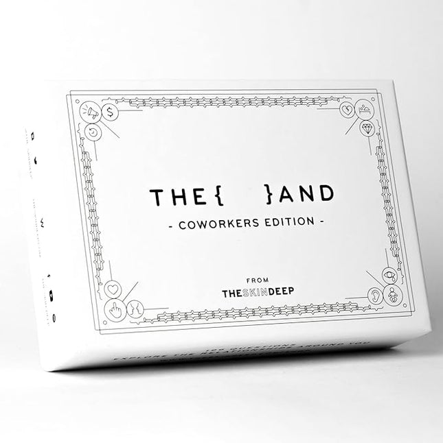 (THE AND) Coworkers Edition - 199 Icebreaker Conversation Cards for Workplace - Team Building Game for Work - Fun Office Activity to Break The Ice and Get to Know Your Teammates by The Skin Deep
