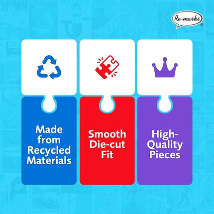 Re-marks Travel Atlas Retro 1000-Piece Jigsaw Puzzle for All Ages