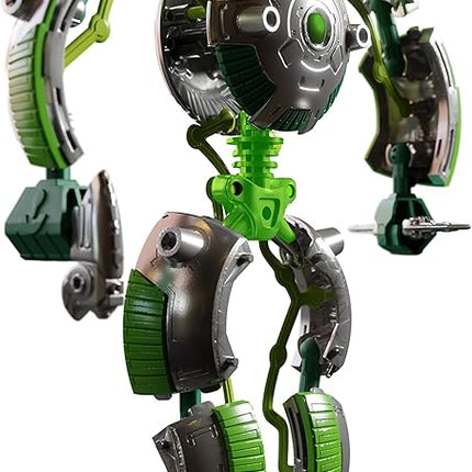 Giga Bots - FRAGBOT | Energy Core Transforms Into 13 Inch Action Figure | Combat Specialist | Unique Toy Combat Attachments and Skills | Includes 33 Buildable Pieces