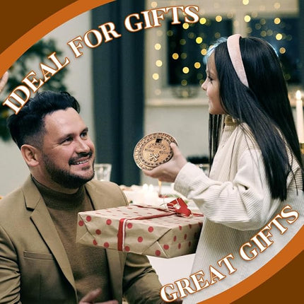 VIGIamy Fidget Toys Adults Brain Teaser Puzzles Fidget Spinners Metal Anxiety Stress Relief Toy Mind Puzzles Escape Room Game ADHD Autism Fidget Sensory Toys Office Desk Toy (Copper)