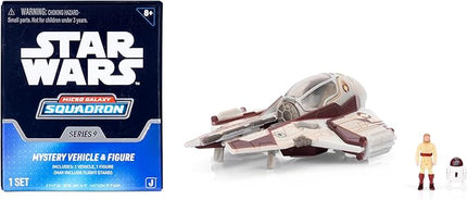 Star Wars Micro Galaxy Squadron Jedi Interceptor Mystery Bundle - 3-Inch and 2.5-Inch Vehicles with Accessories (Amazon Exclusive)