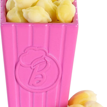 Barbie Cooking & Baking Accessory Pack with Popcorn-Themed Pieces, Including T-Shirt for Doll, Popcorn Machine Mold & Container of Molded Dough, Ages 4 Years Old & Up, Multi