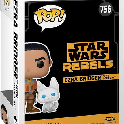 Funko Pop! & Buddy: Rebels - Ezra Bridger with Loth-Cat - Star Wars: Rebels - Amazon Exclusive - Collectable Vinyl Figure - Gift Idea - Official Merchandise - Toys for Kids & Adults - Sci-Fi Fans