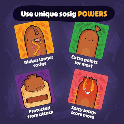 Joking Hazard Sosig Family Friendly Card Game for 2-4 Players, Game for Kids and Adults, Travel Sized