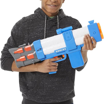 Nerf Roblox Arsenal: Pulse Laser Motorized Dart Blaster, 10 Elite Darts, 10-Dart Clip, Code to Unlock in-Game Virtual Item