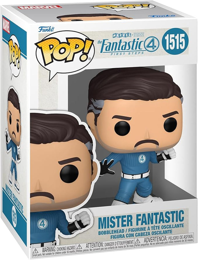 Funko Pop! Marvel: The Fantastic Four: First Steps - Mr.Fantastic - Fantastic Four (2025) - Collectable Vinyl Figure - Gift Idea - Official Merchandise - Toys for Kids & Adults - Movies Fans