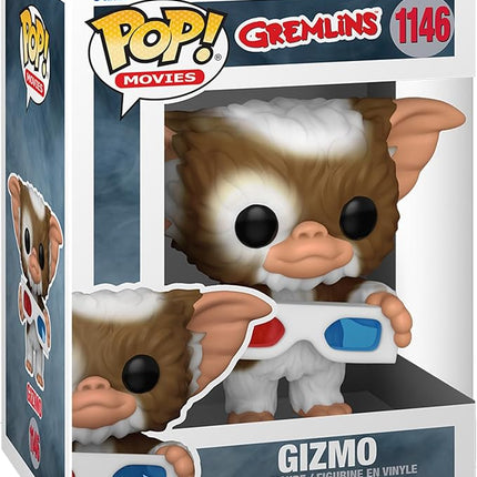 Funko Pop! Movies: Gremlins - Gizmo with 3D Glasses, Multicolor, Horror Theme