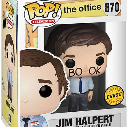 Funko Pop TV: The Office - Jim Halpert - 1/6 Chance of Rare Chase Variant - Collectable Vinyl Figure - Gift Idea - Official Merchandise - Toys for Kids & Adults - Comedy Fans