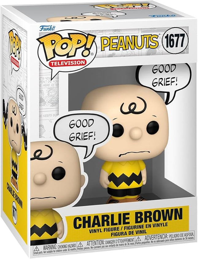 Funko Pop Animation: Peanuts - Charlie Brown - Classic Peanuts - Collectable Vinyl Figure - Gift Idea - Official Merchandise - Toys for Kids & Adults - Cartoon/Animation Fans