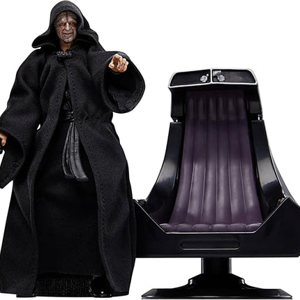 STAR WARS The Black Series Emperor Palpatine & Throne Return of The Jedi Collectible 6 Inch Action Figure (Amazon Exclusive)