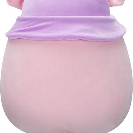 Squishmallows Original 16in Peter The Pig with Tropical Drink and Bucket Hat – Official Jazwares Plush (Large)
