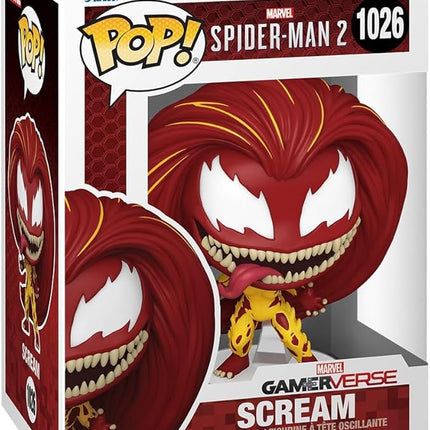 Funko Pop Marvel: Gamerverse - Spider-Man 2: Scream - Spider-Man 2 Video Game - Collectable Vinyl Figure - Gift Idea - Official Merchandise - Toys for Kids & Adults - Video Games Fans