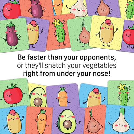 Potato Tomato • Quick Card Game for Children and Adults • Travel Game • Board Game for Families • Ages 6+ • 2-4 Players • 30 Minutes