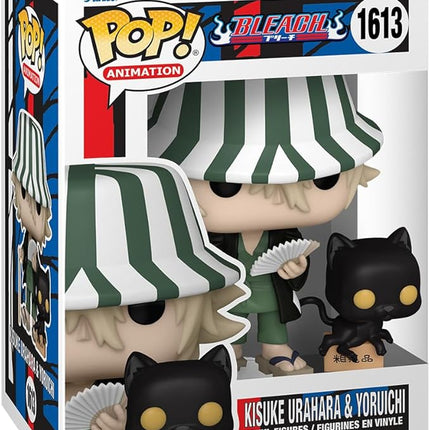Funko POP! Animation: Bleach - Kisuke Urahara with Yoruichi - Bleach - Collectable Vinyl Figure - Gift Idea - Official Merchandise - for Kids & Adults - Anime Fans - Model Figure for Collectors
