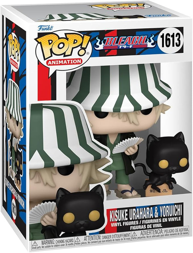 Funko POP! Animation: Bleach - Kisuke Urahara with Yoruichi - Bleach - Collectable Vinyl Figure - Gift Idea - Official Merchandise - for Kids & Adults - Anime Fans - Model Figure for Collectors