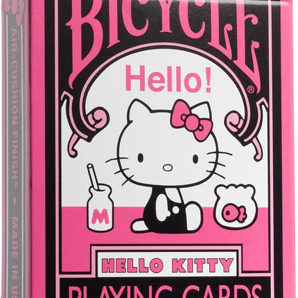 Bicycle Hello Kitty Playing Cards, Black & Pink, 1 Deck