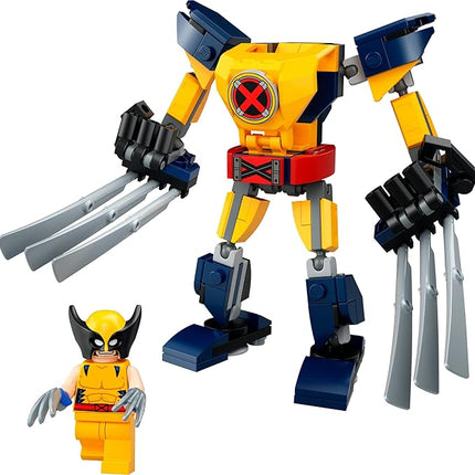 LEGO Marvel Wolverine Mech Armor 76202 Building Kit; Collectible Mech and Minifigure for Wolverine Fans Aged 7+ (141 Pieces)